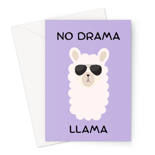 Картичка No Drama Llama