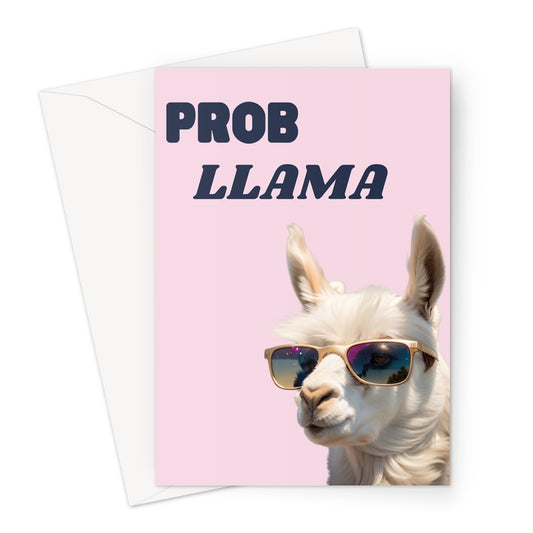 No Prob Llama Картичка