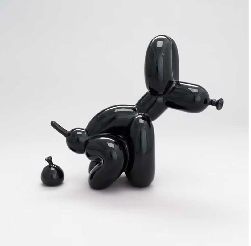 Pooping Dog Фигура Black