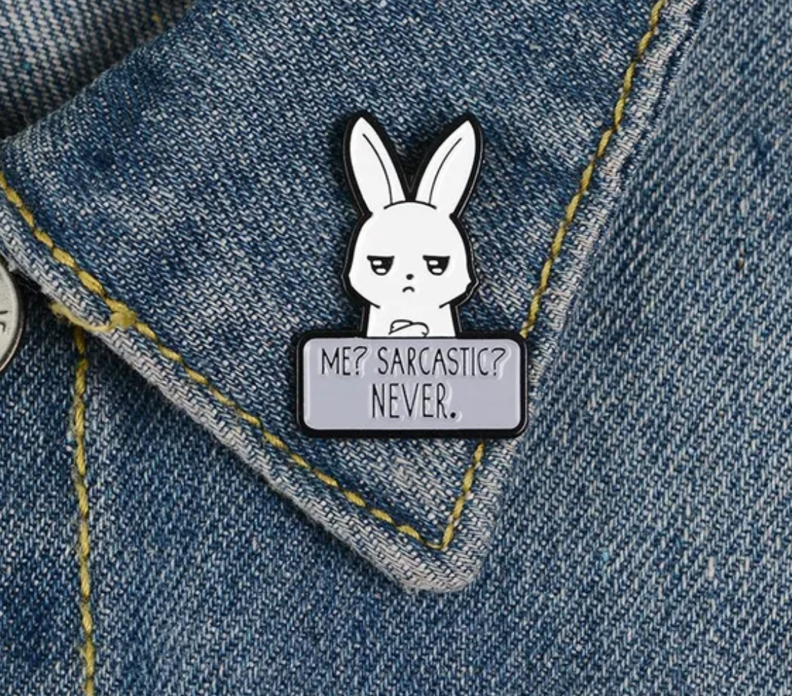 Sarcastic Bunny Пин