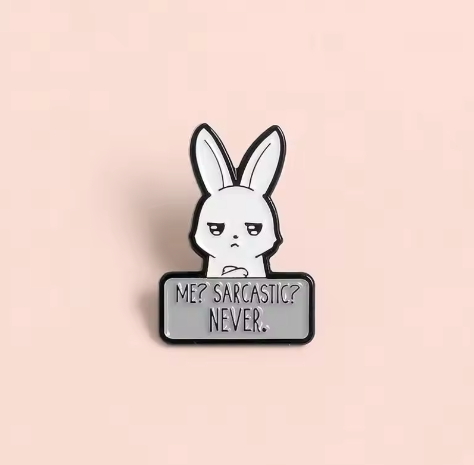 Sarcastic Bunny Пин